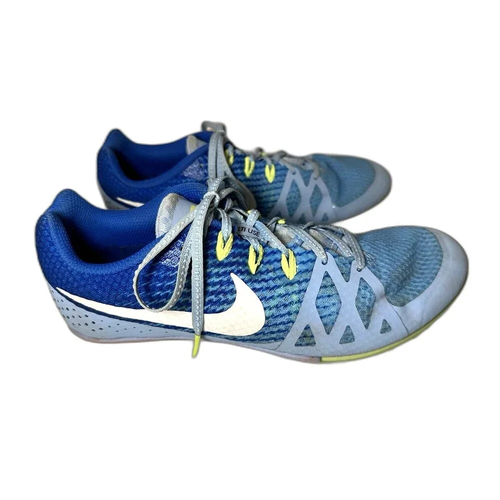 Nike Zoom Rival M 8 Track & Field Spikes Women's Size 10 Blue Volt 806559-401